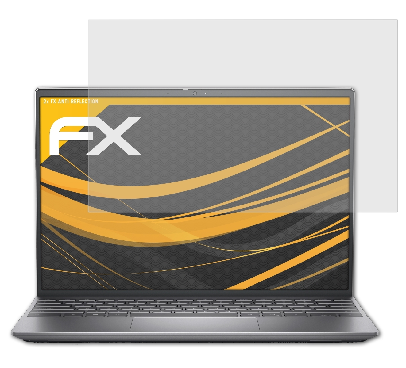 ATFOLIX 2x FX-Antireflex Displayschutz(für Dell 13 Inspiron (2022))