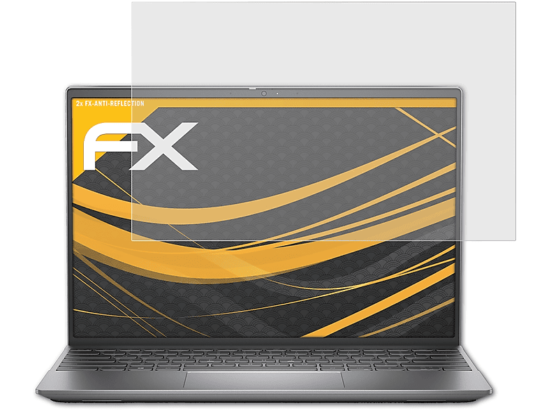 ATFOLIX 2x FX-Antireflex Displayschutz(für Dell Inspiron 13 (2022))