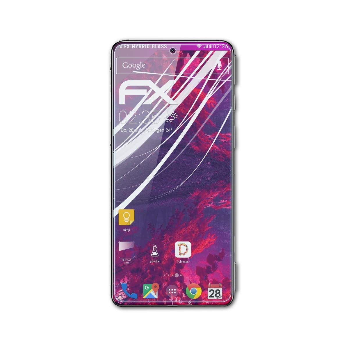 Schutzglas(für ATFOLIX Xiaomi Pro) Black 5 FX-Hybrid-Glass Shark