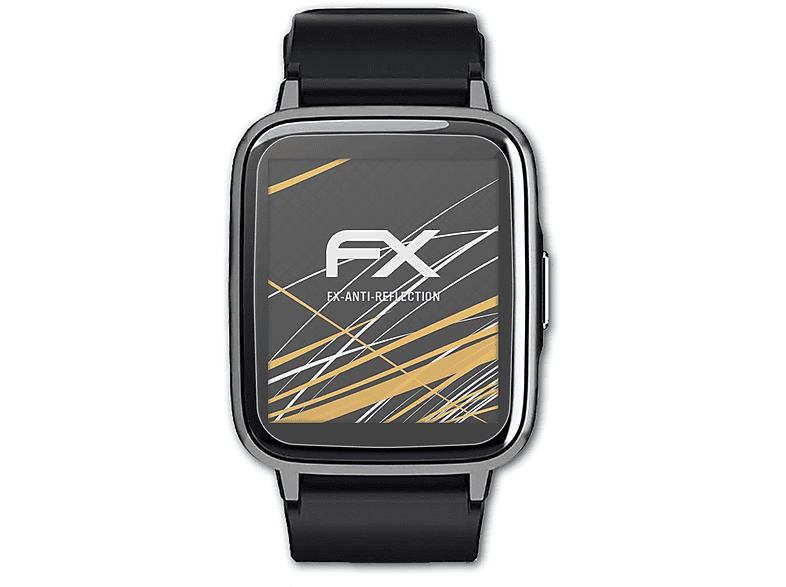 ATFOLIX 3x FX-Antireflex Displayschutz(für Haylou LS01) | Smartwatch Schutzfolien & Gläser