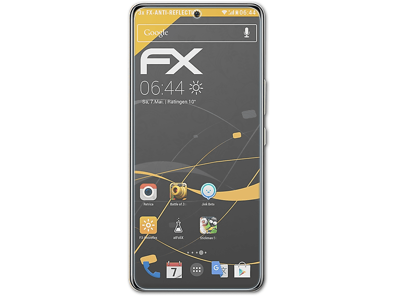Vivo FX-Antireflex Displayschutz(für 3x iQOO ATFOLIX Neo6)