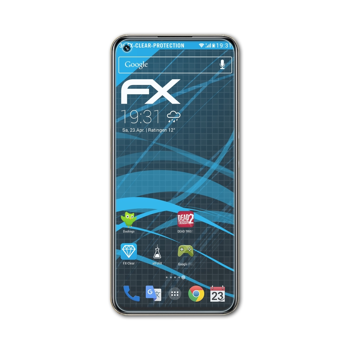 ATFOLIX 3x FX-Clear Realme Q5) Displayschutz(für