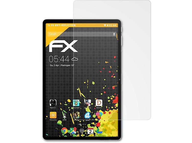 ATFOLIX 2x FX-Antireflex Displayschutz(für Vivo Pad)