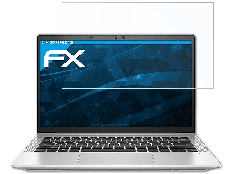 ATFOLIX 2x FX-Clear Displayschutz(für HP ProBook 635 Aero G8)