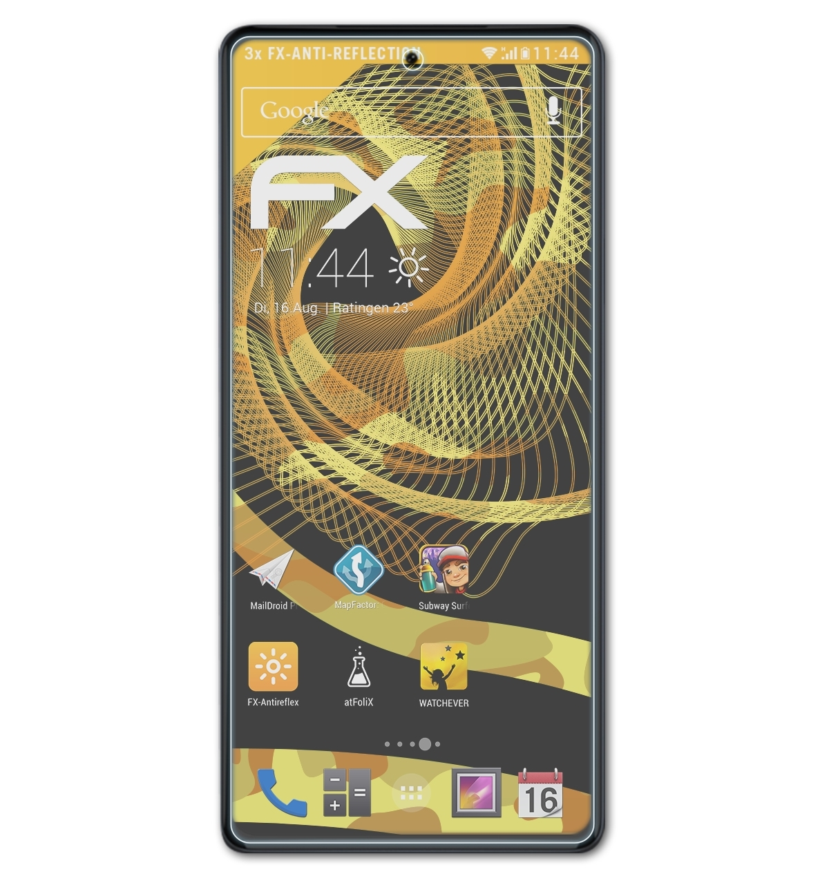 ATFOLIX Motorola Displayschutz(für FX-Antireflex Edge+ 3x (2022))