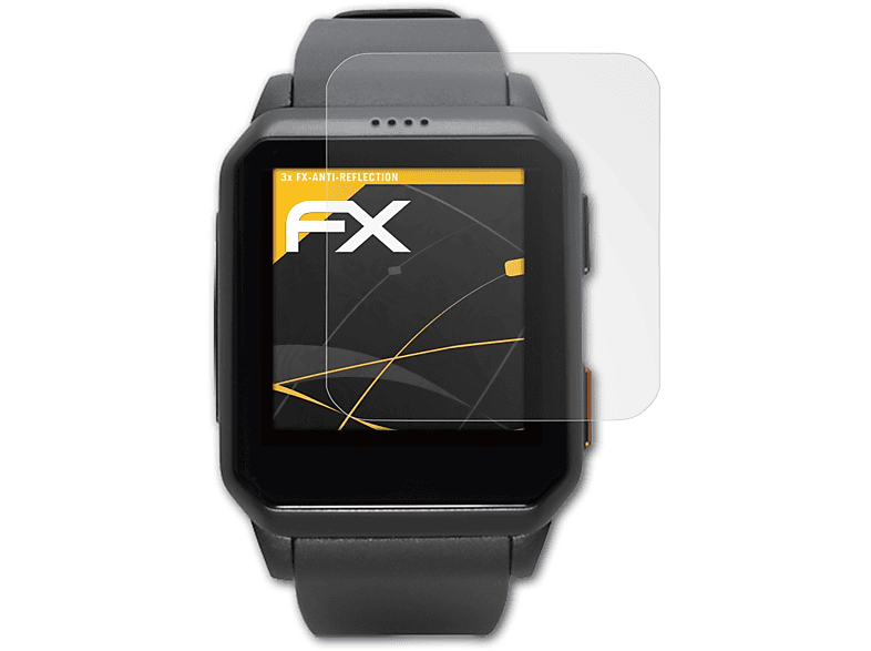 ATFOLIX 3x FX-Antireflex Motion) Displayschutz(für Smartwatcher