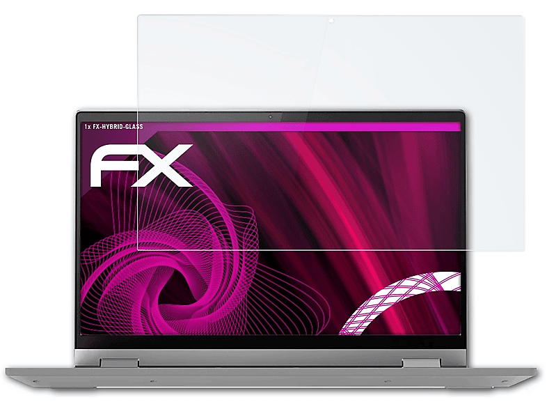 ATFOLIX FX-Hybrid-Glass Schutzglas(für 5i Lenovo Inch)) IdeaPad Flex (14
