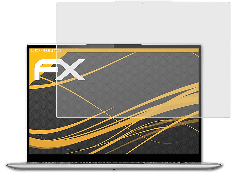 ATFOLIX 2x FX-Antireflex Displayschutz(für Lenovo Gen 7 5 (13 inch)) Slim Yoga