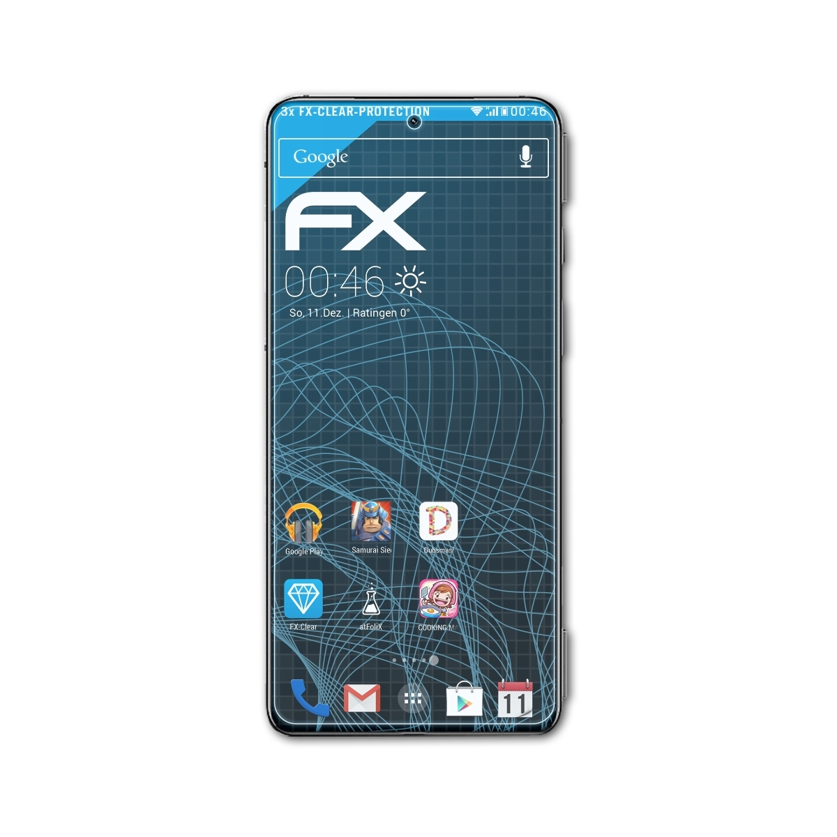 ATFOLIX FX-Clear Xiaomi 5 Displayschutz(für Pro) Shark 3x Black