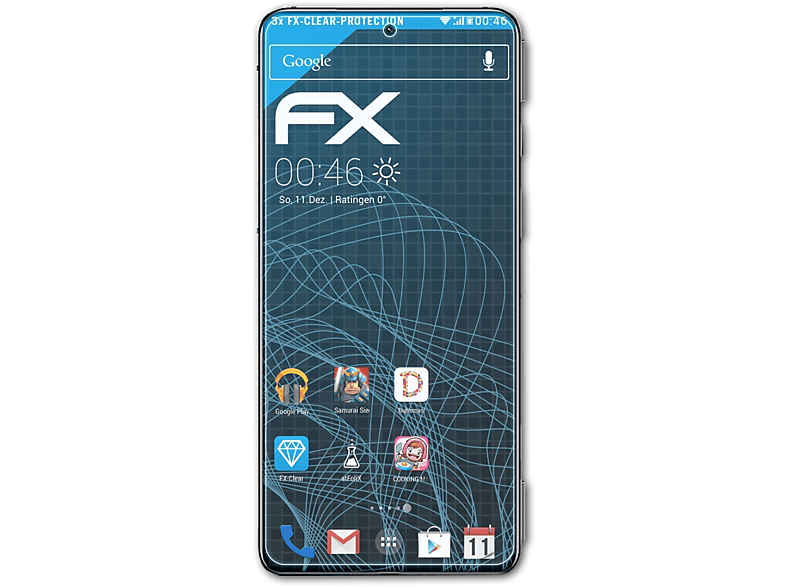 ATFOLIX 3x FX-Clear Displayschutz(für Xiaomi Black Shark 5 Pro)