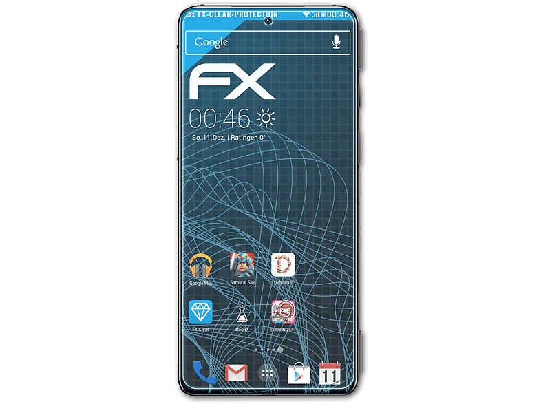 5 Pro) FX-Clear Shark Black Xiaomi Displayschutz(für 3x ATFOLIX