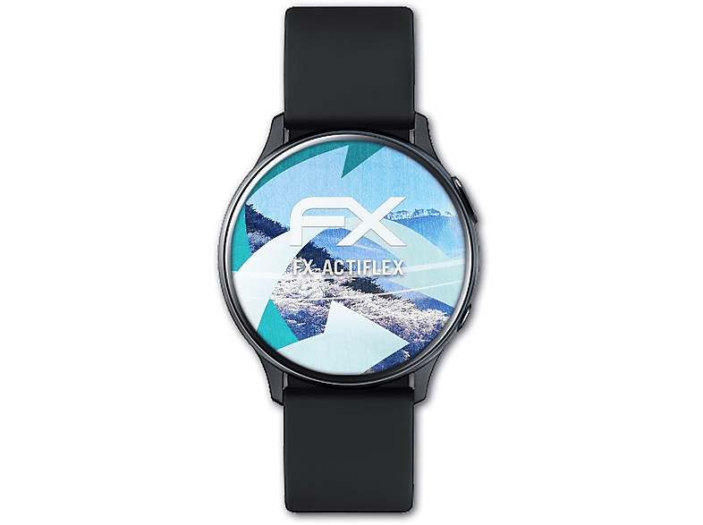 ATFOLIX 3x FX-ActiFleX Displayschutz(für Smartwatcher petite Spirit (40mm))