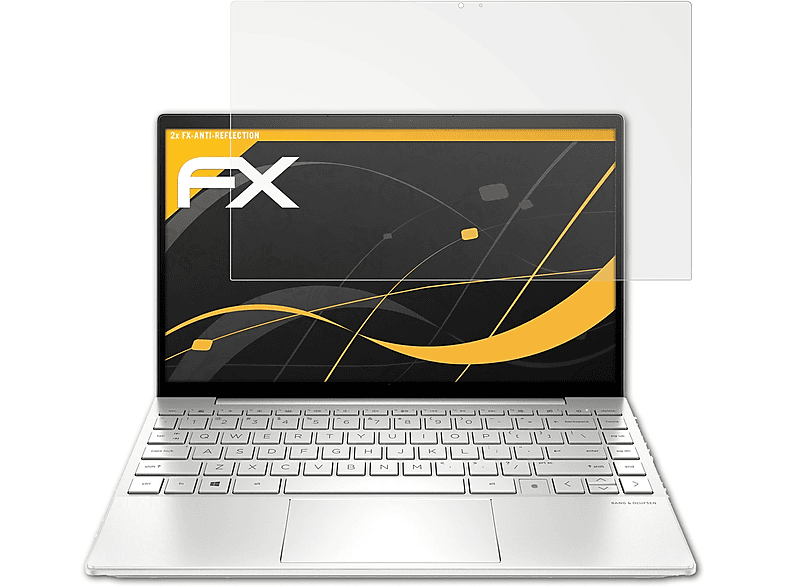 ATFOLIX 2x FX-Antireflex Displayschutz(für 13-ba1757ng) Envy HP