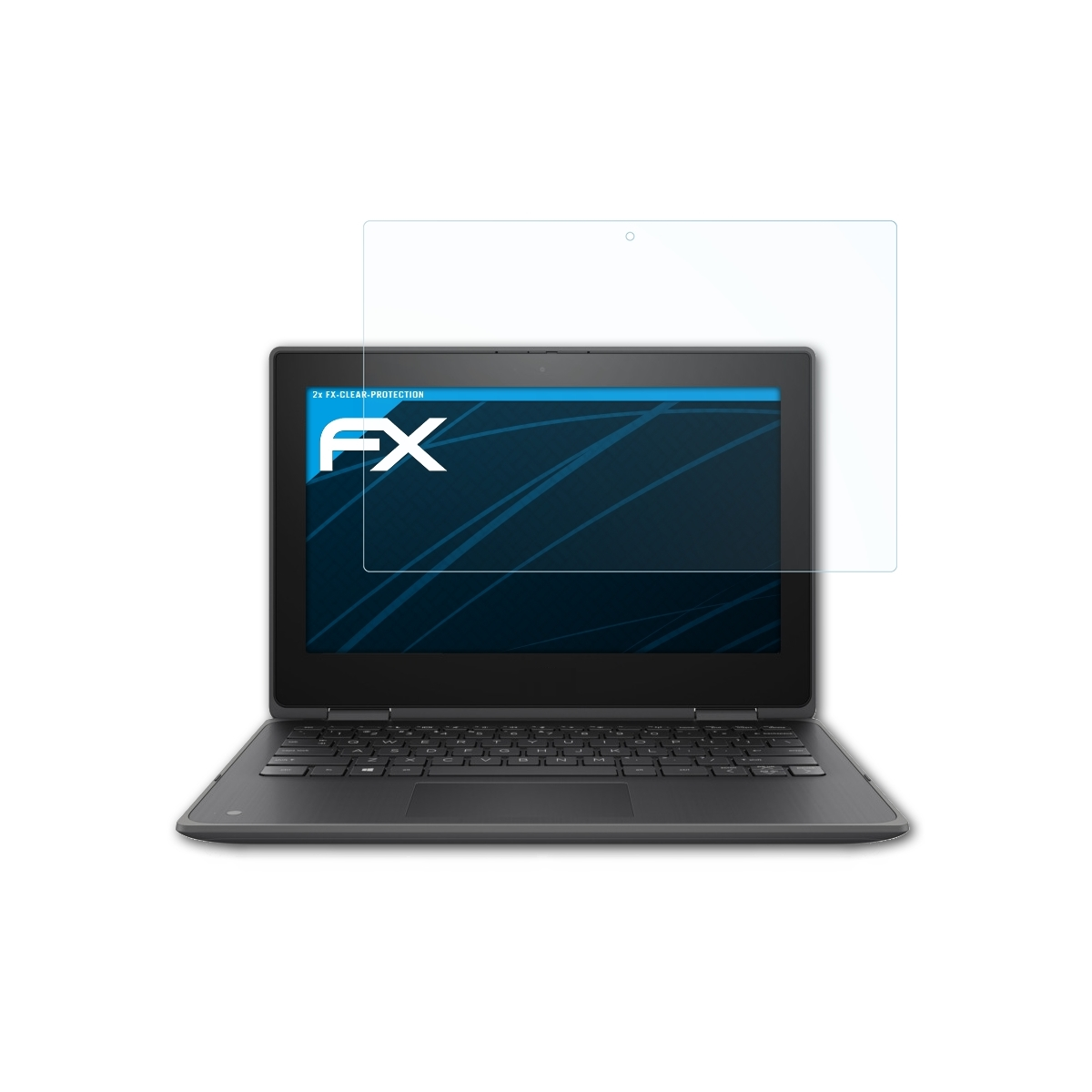 ATFOLIX 2x FX-Clear Displayschutz(für HP G5 x360 ProBook EE) 11