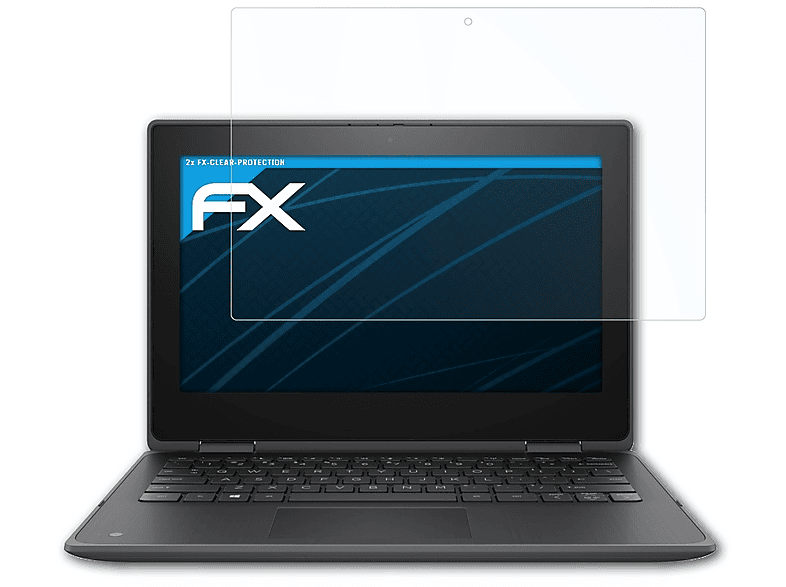 ATFOLIX 2x FX-Clear Displayschutz(für HP G5 x360 ProBook EE) 11