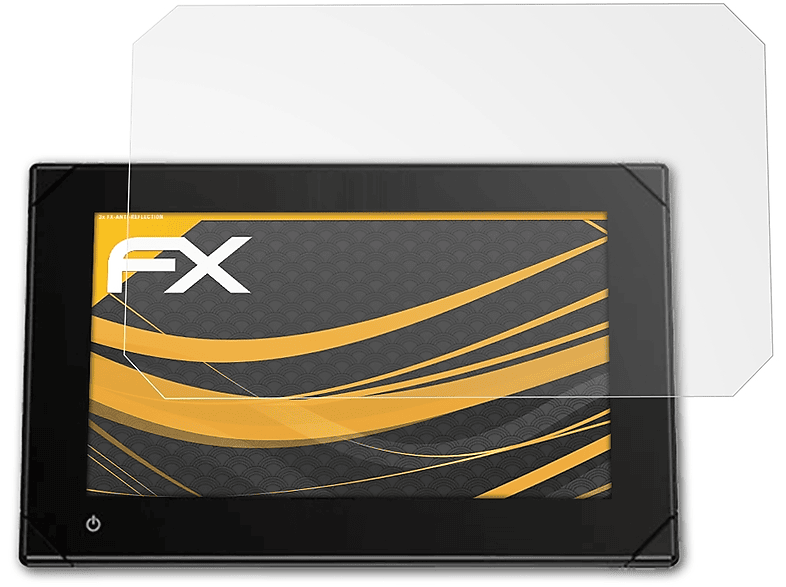 ATFOLIX 3x FX-Antireflex Displayschutz(für Simrad NSX 3007 (7Inch))