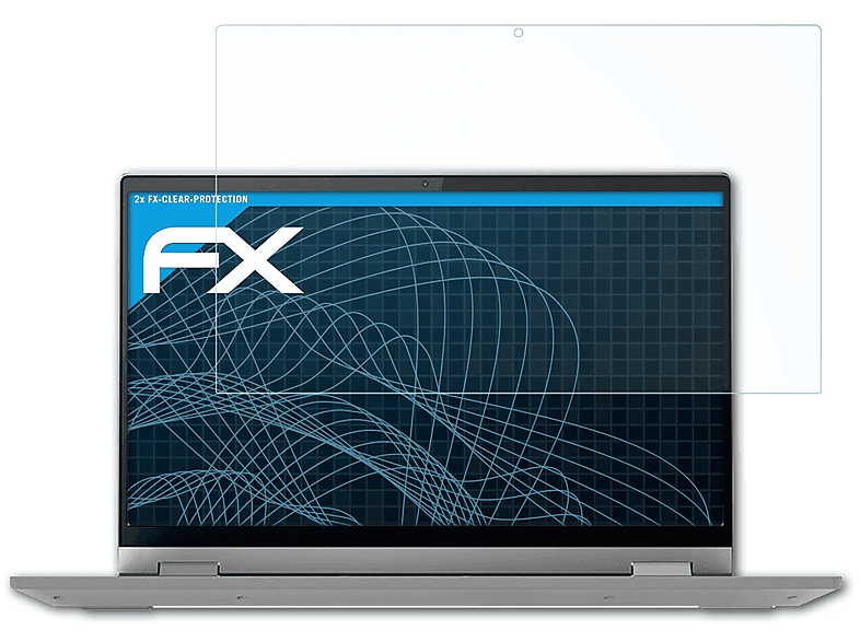 ATFOLIX 5i 2x Lenovo IdeaPad Displayschutz(für FX-Clear (14 Flex Inch))