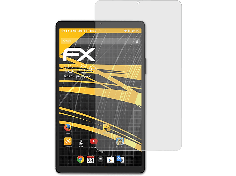 ATFOLIX 2x FX-Antireflex Displayschutz(für Realme Pad Mini)
