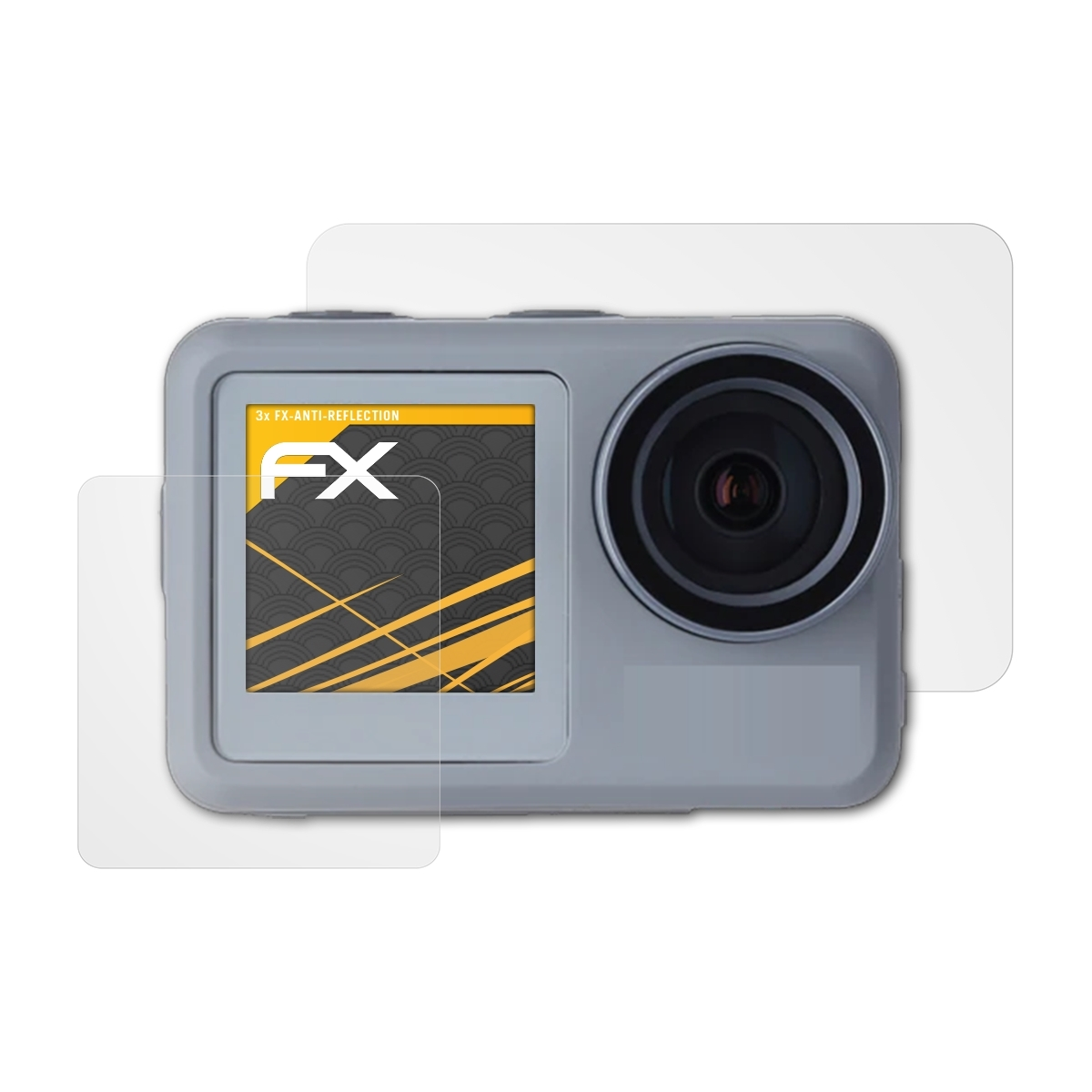 ATFOLIX 3x FX-Antireflex Displayschutz(für 9S Rollei Plus) Actioncam