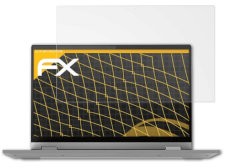 FX-Antireflex IdeaPad Displayschutz(für Lenovo 5i Flex (14 Inch)) 2x ATFOLIX