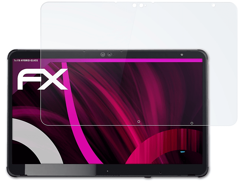 ATFOLIX FX-Hybrid-Glass Schutzglas(für Fujitsu Stylistic Q7311)