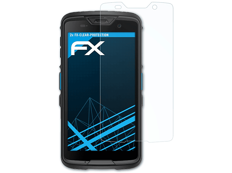 ATFOLIX 2x FX-Clear Displayschutz(für Unitech EA520)