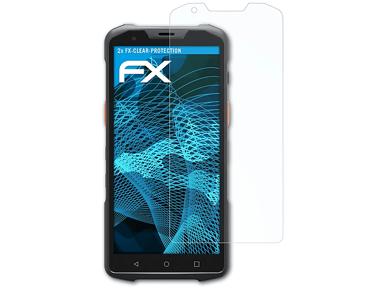 ATFOLIX 2x FX-Clear Displayschutz(für Sunmi L2H)