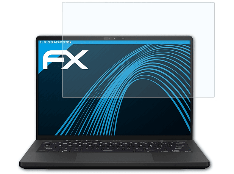 ATFOLIX 2x FX-Clear Displayschutz(für Asus ROG Zephyrus G14 (2022))