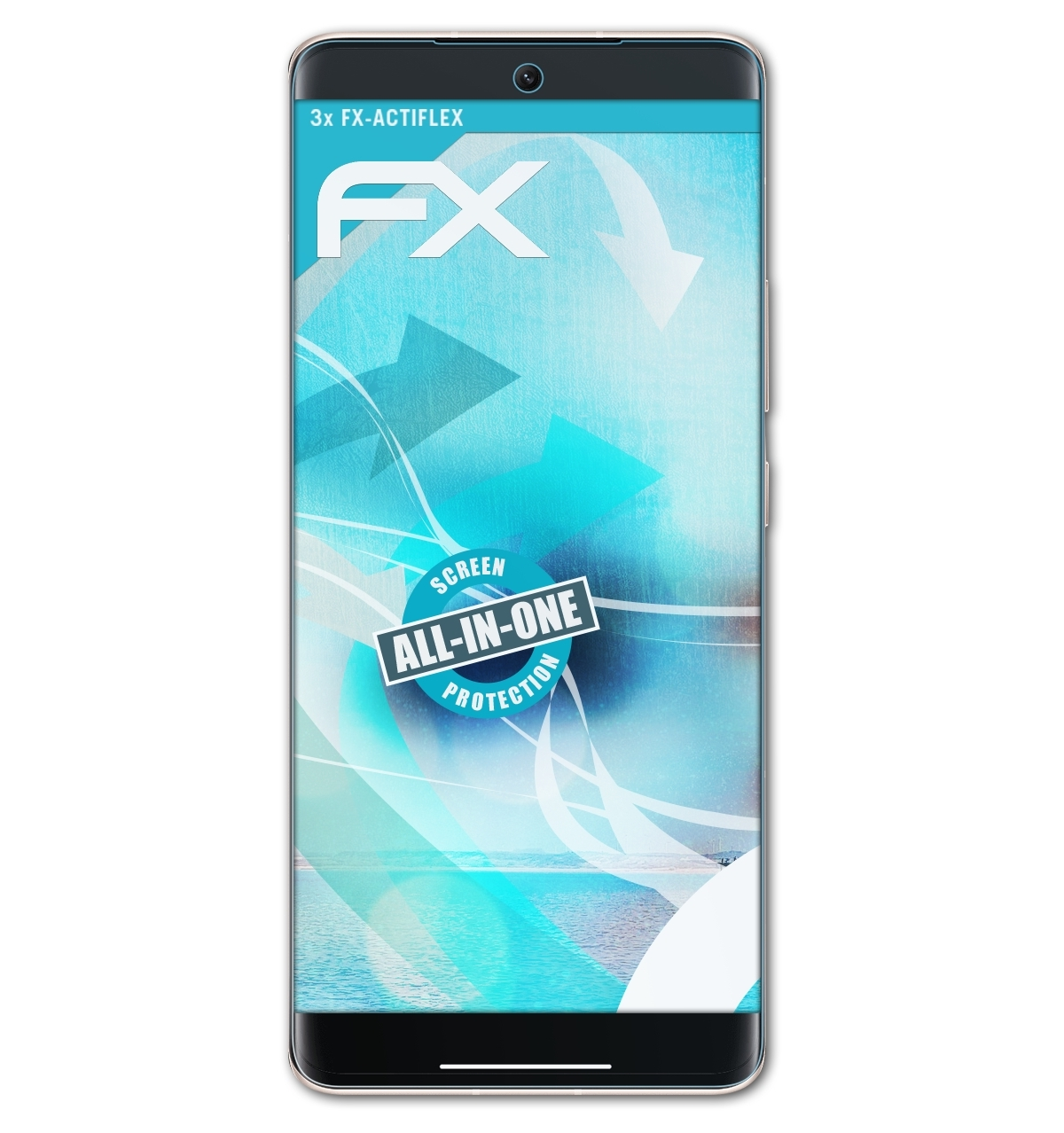 1S) FX-ActiFleX Xiaomi 3x ATFOLIX Civi Displayschutz(für