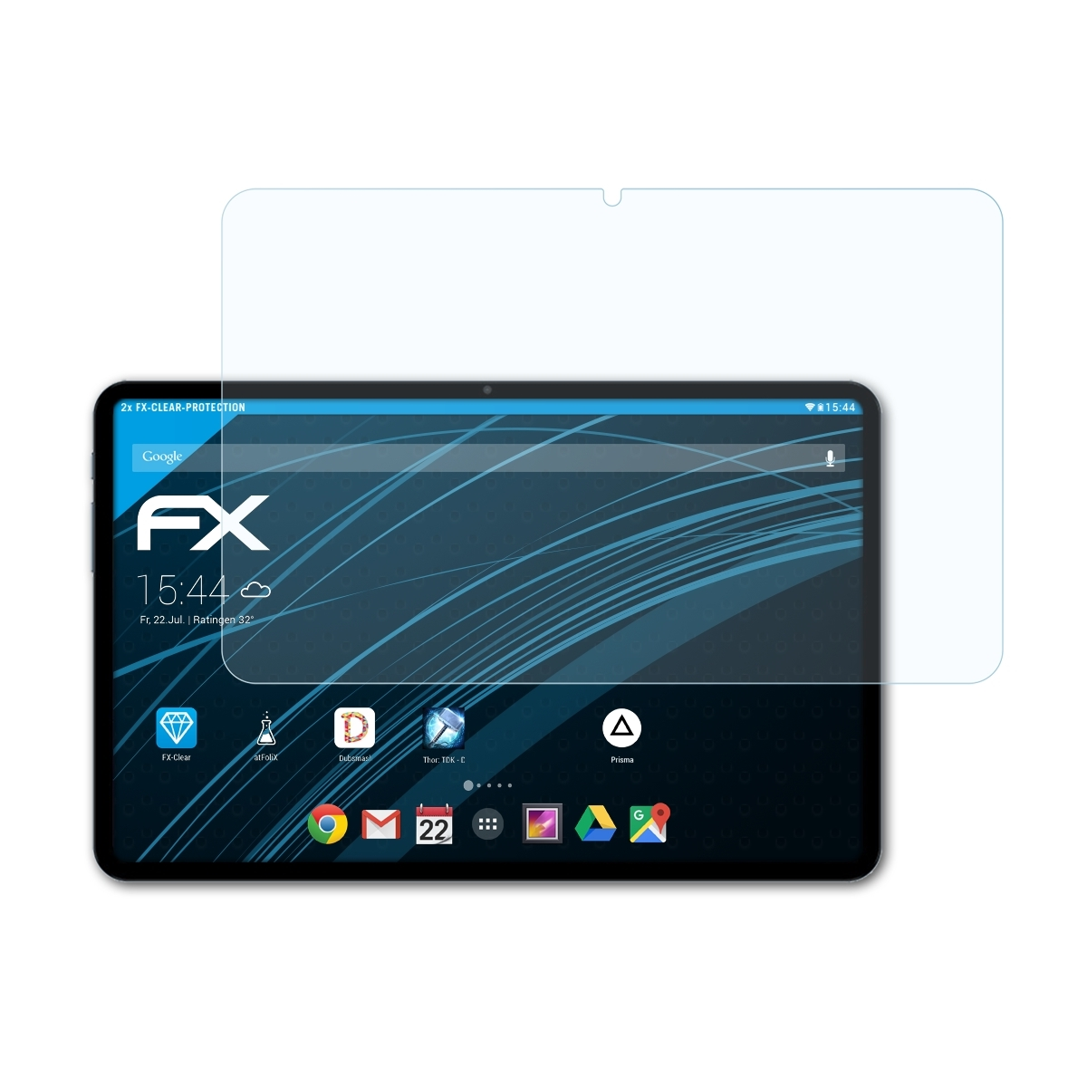 ATFOLIX 2x FX-Clear Displayschutz(für Teclast T40 Pro)