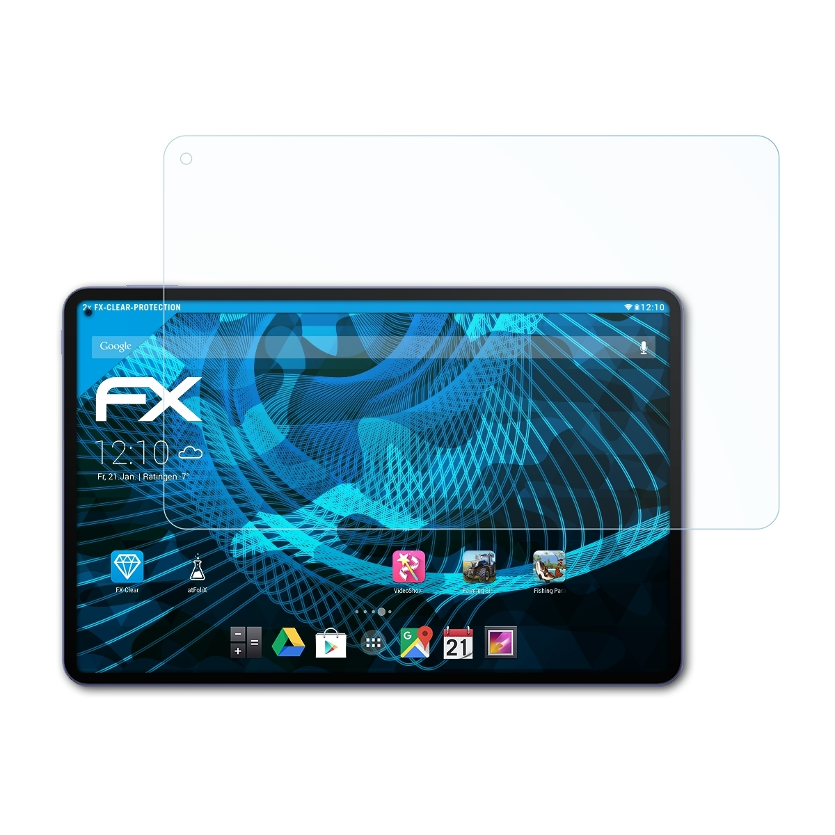 ATFOLIX 2x FX-Clear Displayschutz(für Chuwi Pro) HiPad