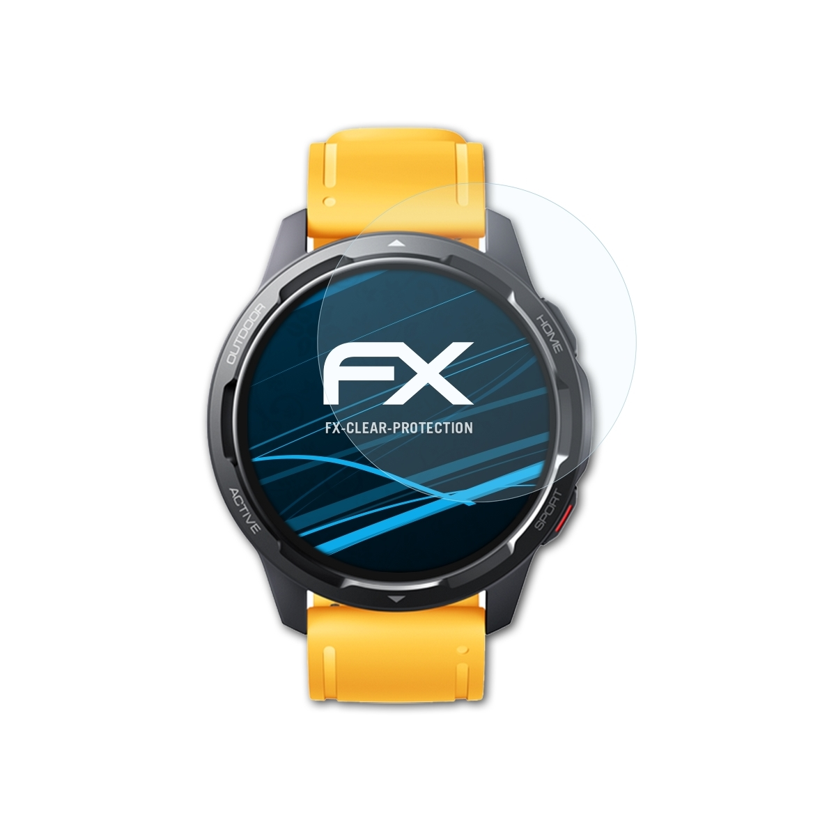 ATFOLIX 3x FX-Clear Displayschutz(für Xiaomi S1 Active) Watch