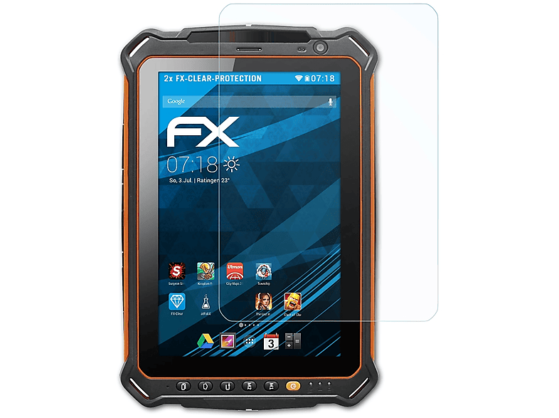 ATFOLIX 2x IS930.1) FX-Clear Displayschutz(für i.safe