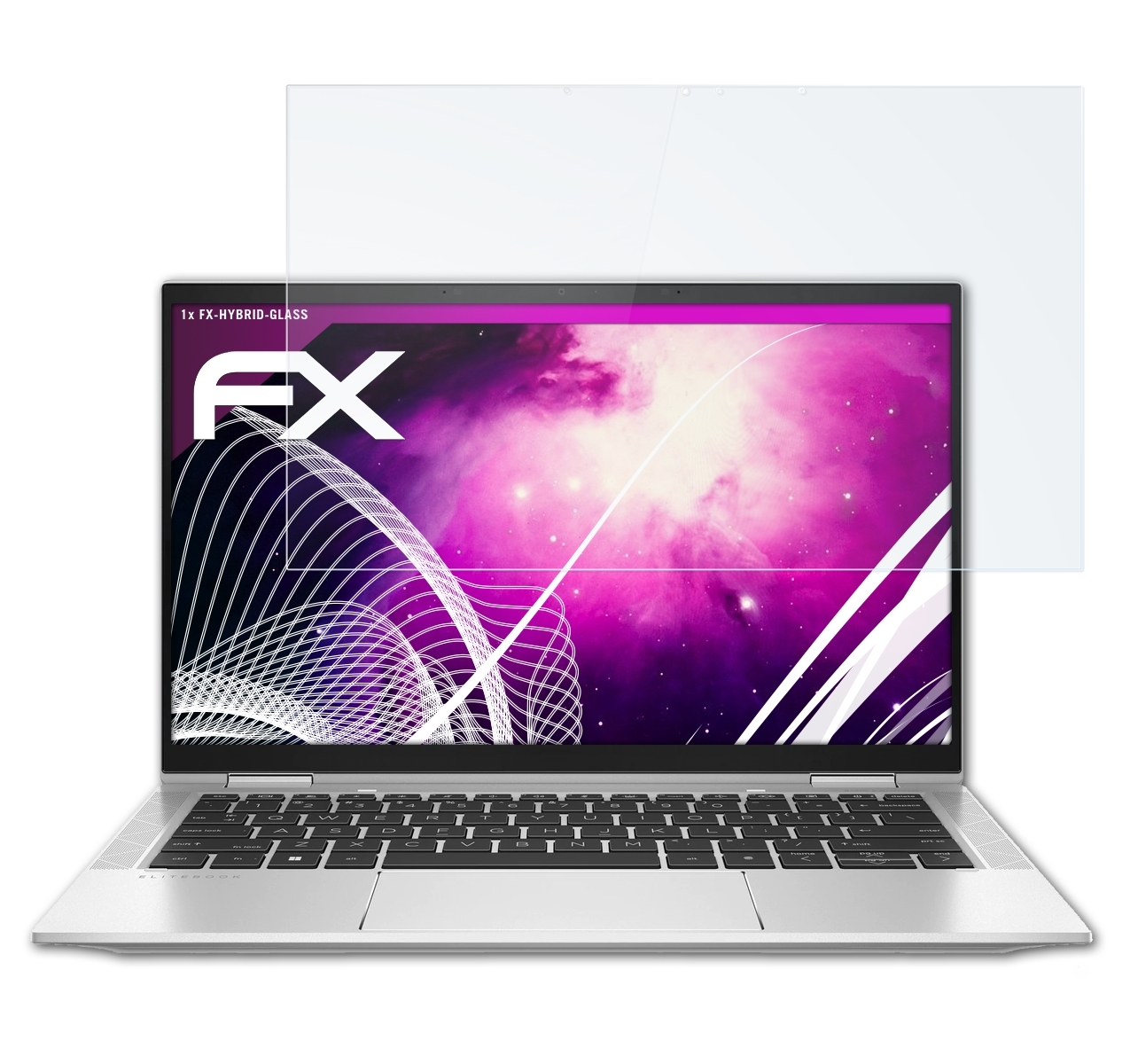 G8) ATFOLIX Schutzglas(für x360 EliteBook HP 1030 FX-Hybrid-Glass