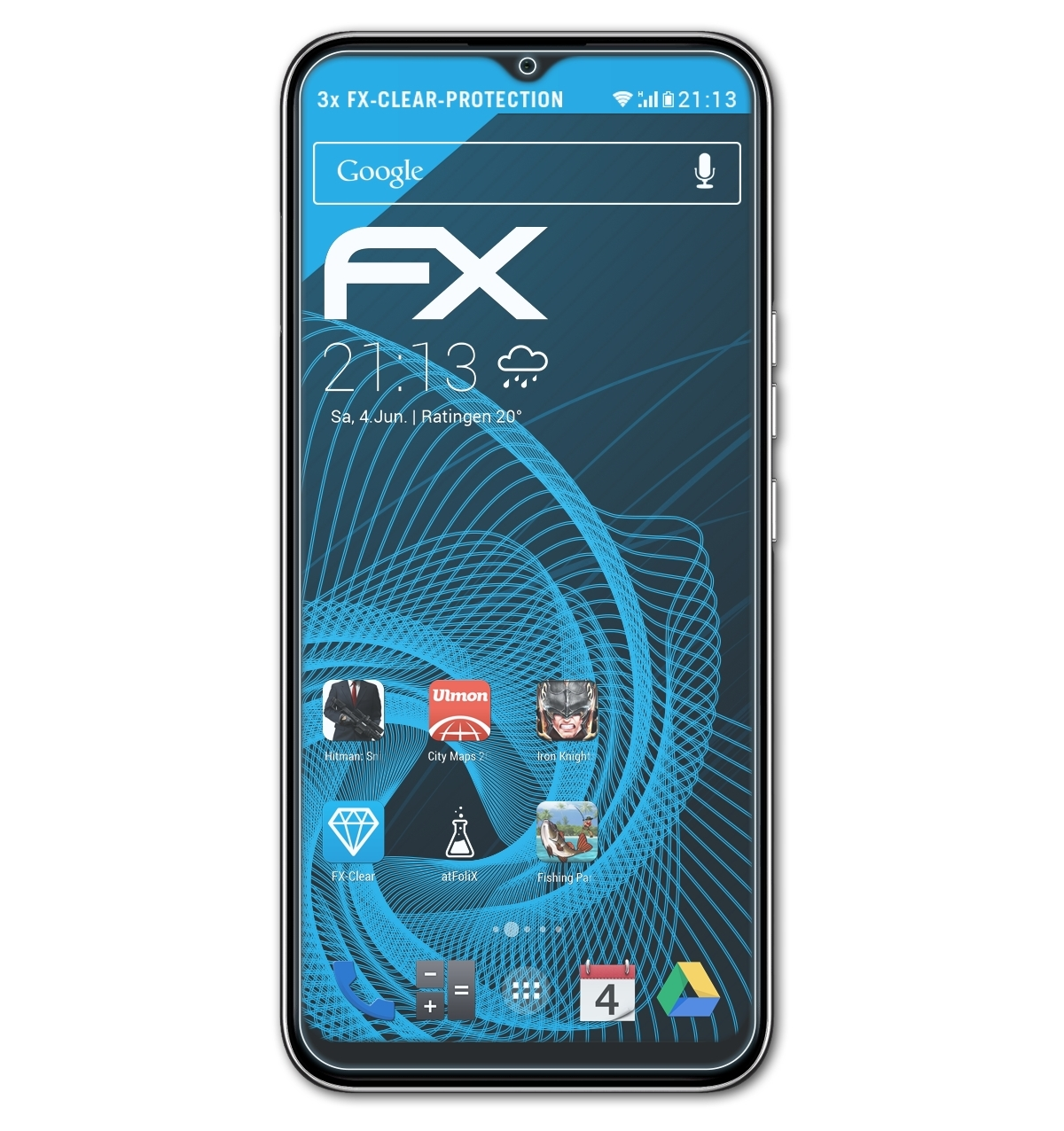 ATFOLIX 3x FX-Clear Mara Displayschutz(für Z1)