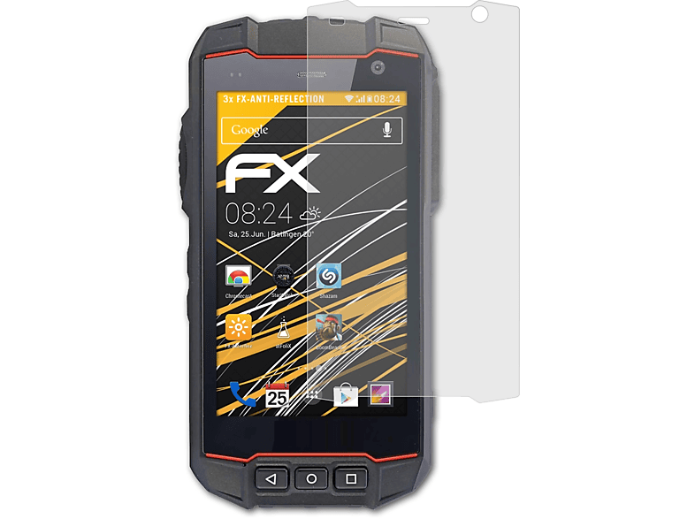 3x IS530.1) ATFOLIX FX-Antireflex i.safe Displayschutz(für