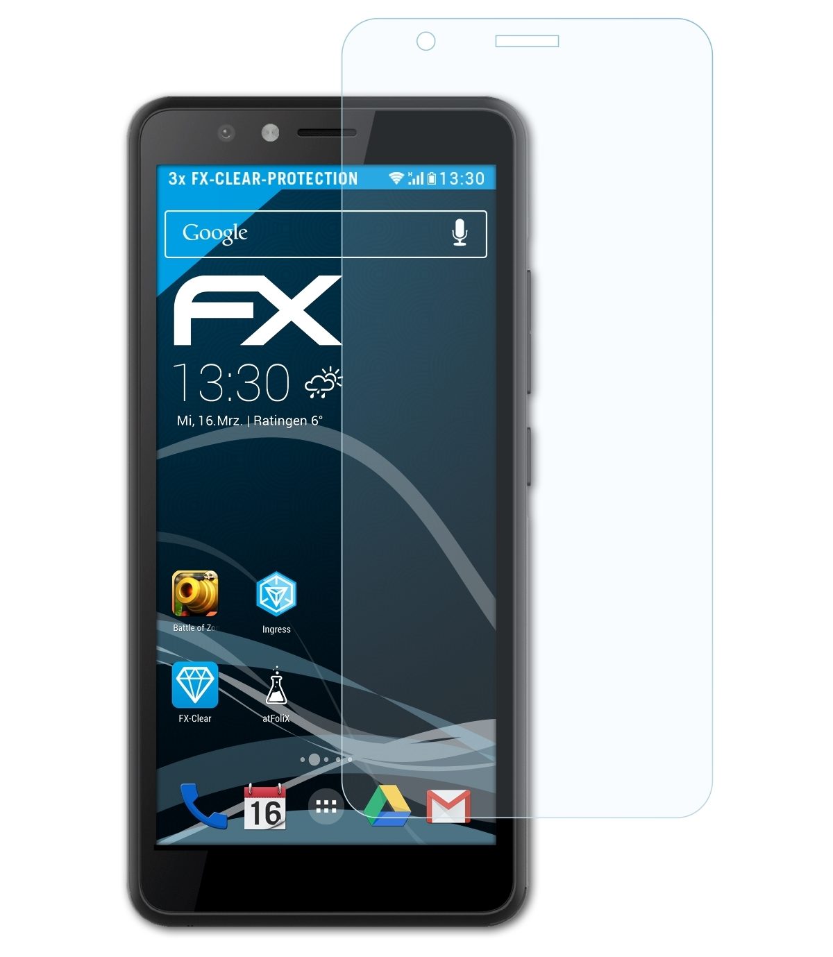 3x FX-Clear Mara Displayschutz(für S) ATFOLIX