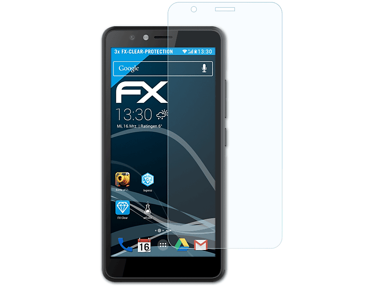 FX-Clear S) Mara ATFOLIX Displayschutz(für 3x