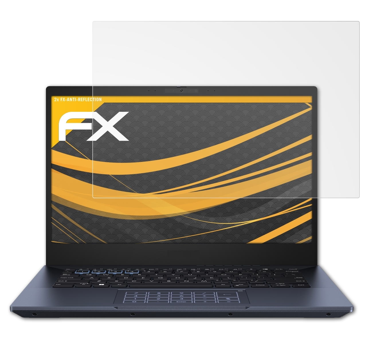 Asus B5) 2x ATFOLIX Displayschutz(für FX-Antireflex ExpertBook