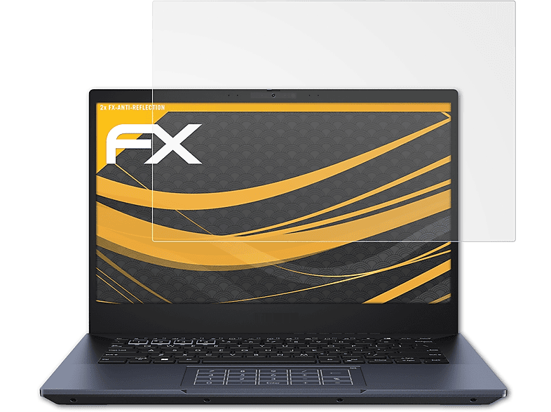 ATFOLIX 2x FX-Antireflex Displayschutz(für Asus ExpertBook B5)