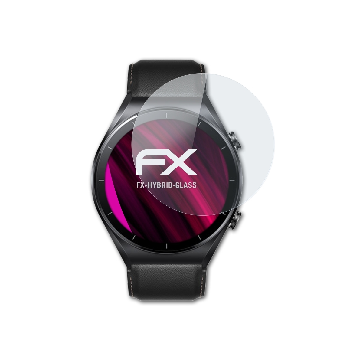 ATFOLIX FX-Hybrid-Glass Schutzglas(für Xiaomi Watch S1)