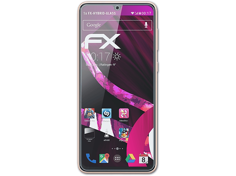 ATFOLIX FX-Hybrid-Glass Schutzglas(für Samsung Galaxy 5G) A33