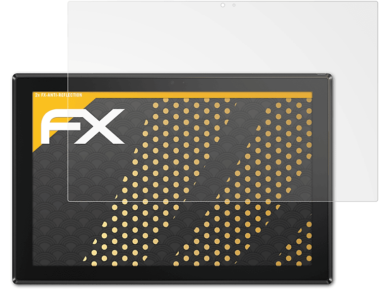 ATFOLIX 2x FX-Antireflex Displayschutz(für Asus ExpertBook B3 (10.5 Inch))