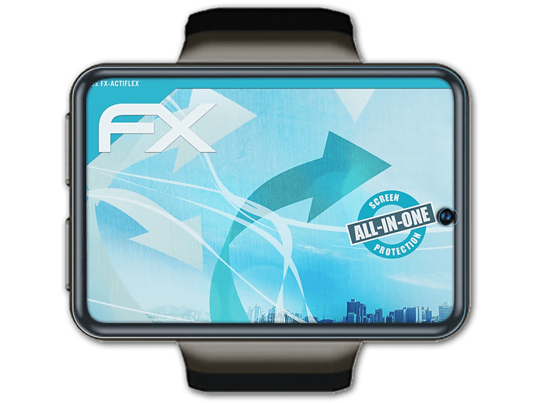 ATFOLIX 3x FX-ActiFleX Displayschutz(für Kospet Note) | Smartwatch Schutzfolien & Gläser