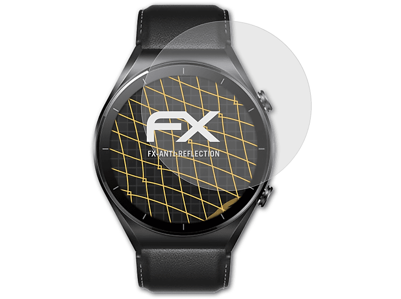ATFOLIX 3x FX-Antireflex Displayschutz(für Xiaomi Watch S1) | Smartwatch Schutzfolien & Gläser