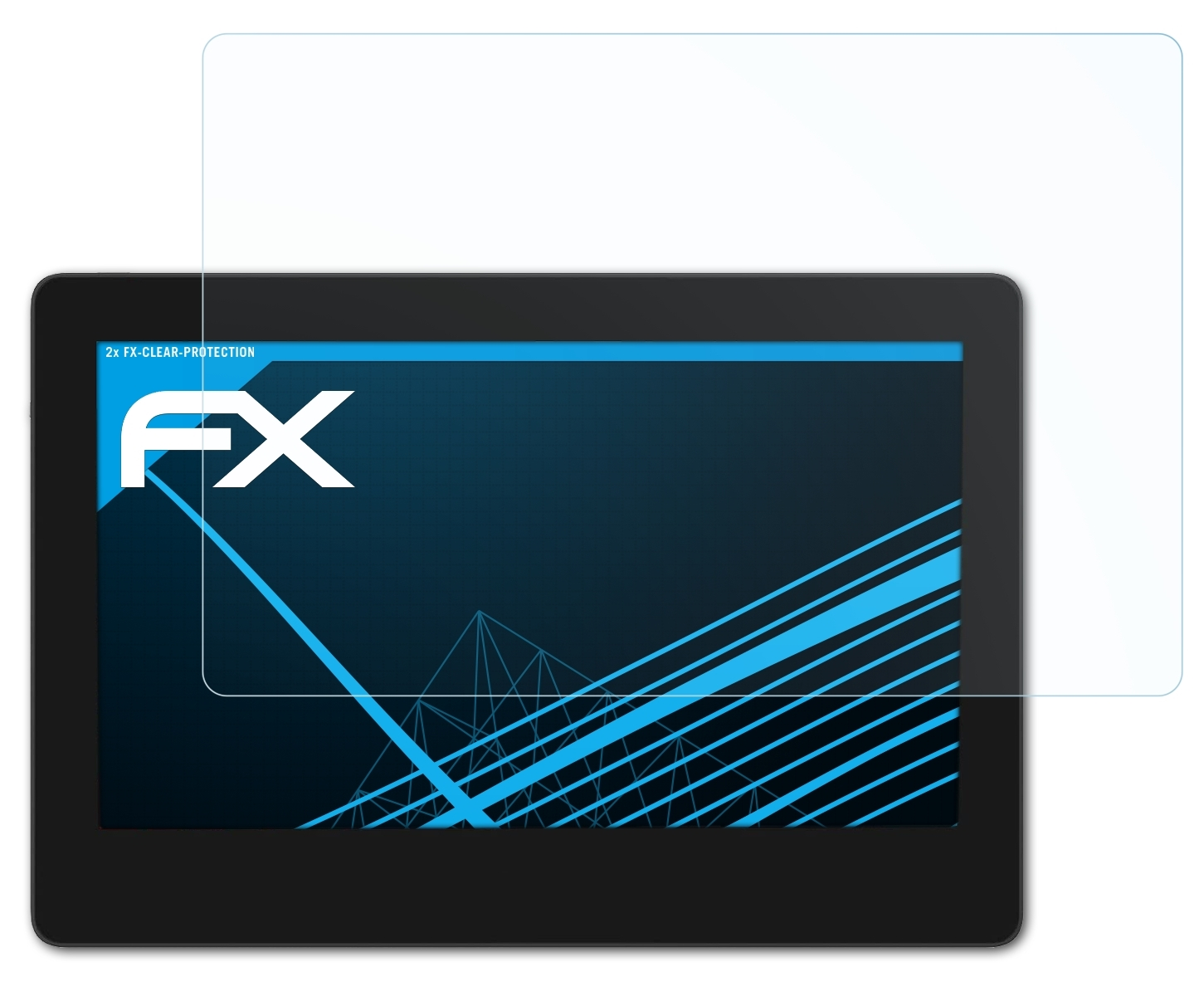 FX-Clear Displayschutz(für Gaomon PD1320) 2x ATFOLIX