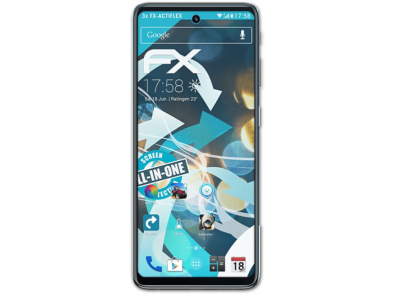 G51 FX-ActiFleX Moto ATFOLIX Displayschutz(für 3x 5G) Motorola