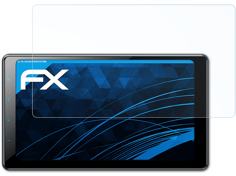 ATFOLIX 3x FX-Clear Displayschutz(für Pioneer SPH-EVO93DAB)