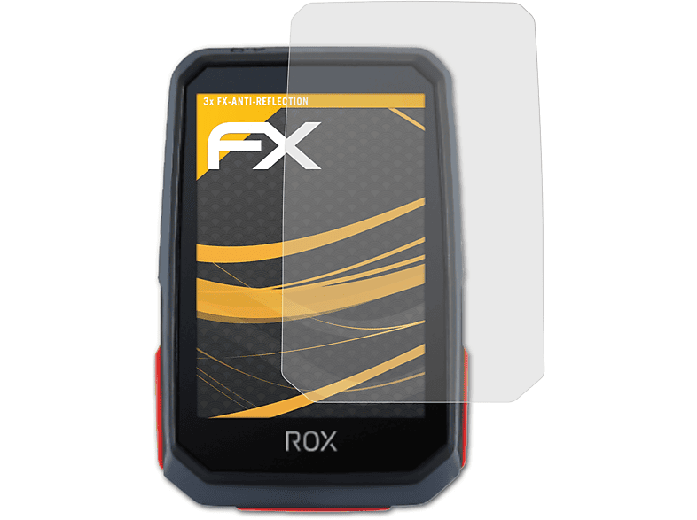 FX-Antireflex 4.0) Sigma 3x Displayschutz(für Rox ATFOLIX