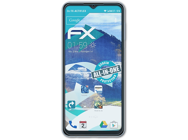 A23) FX-ActiFleX Samsung 3x ATFOLIX Galaxy Displayschutz(für